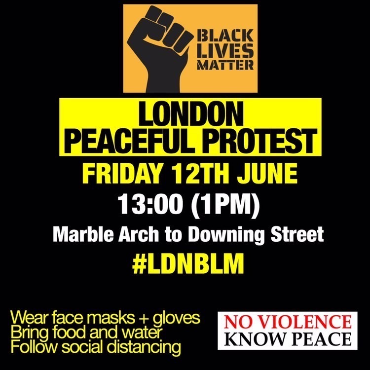 London protest – Friday 12th June 1pm Marble Arch
