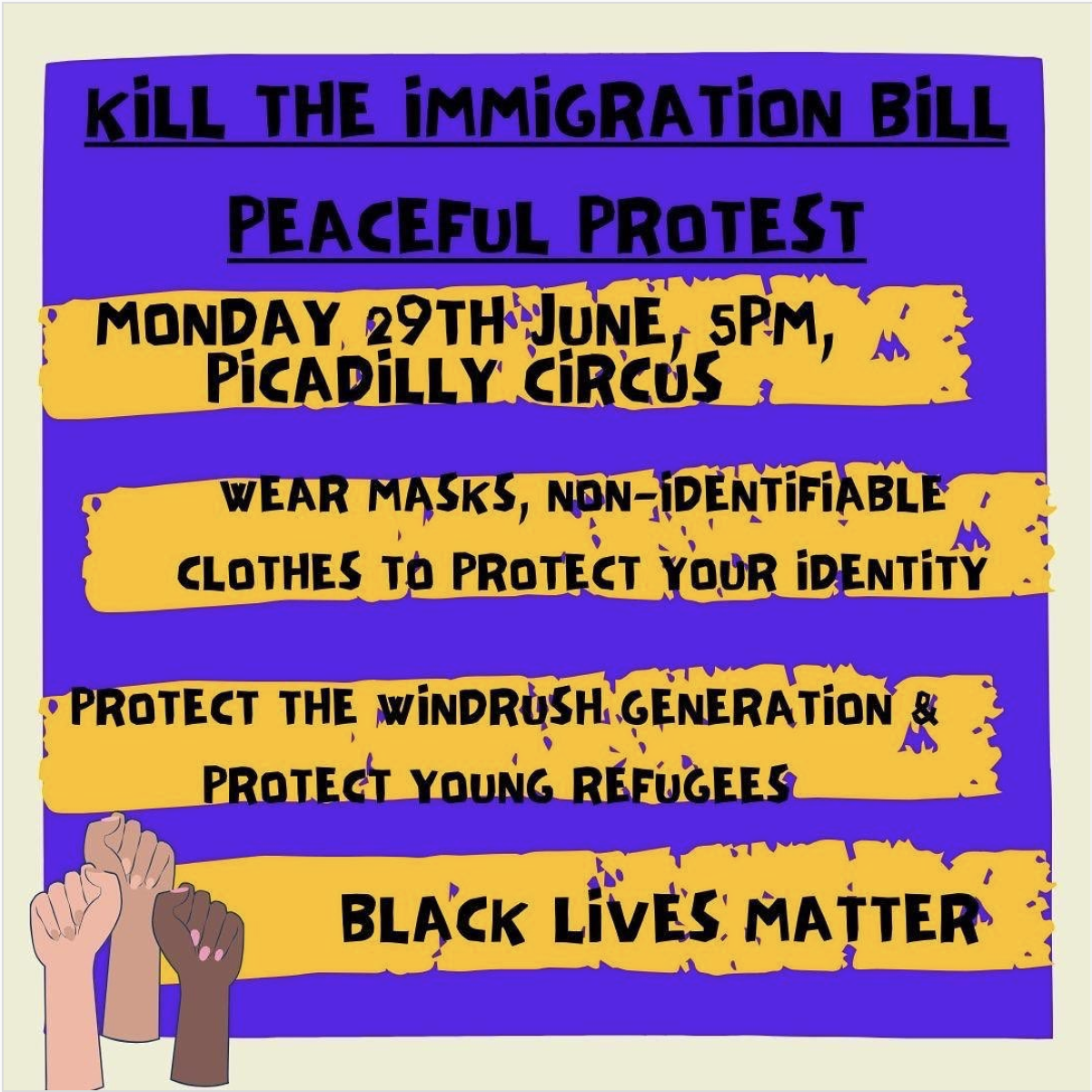 Kill the immigration bill! London, Monday 29 June 5pm