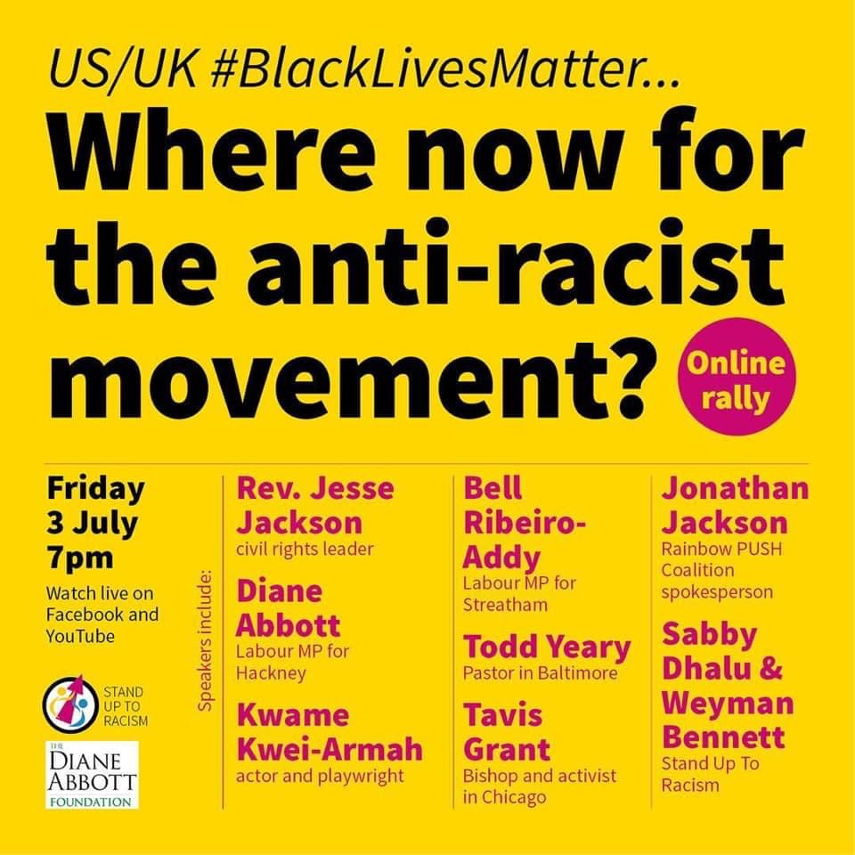 Jesse Jackson speaks! Where next for anti-racism and US / UK BLM?