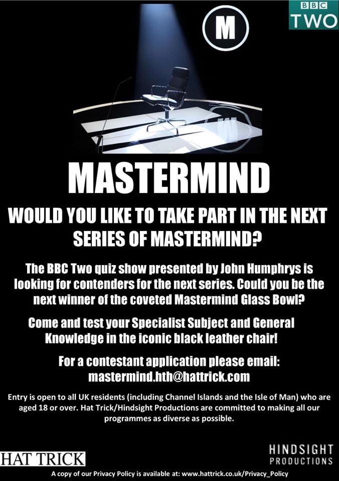 Mastermind entry flyer