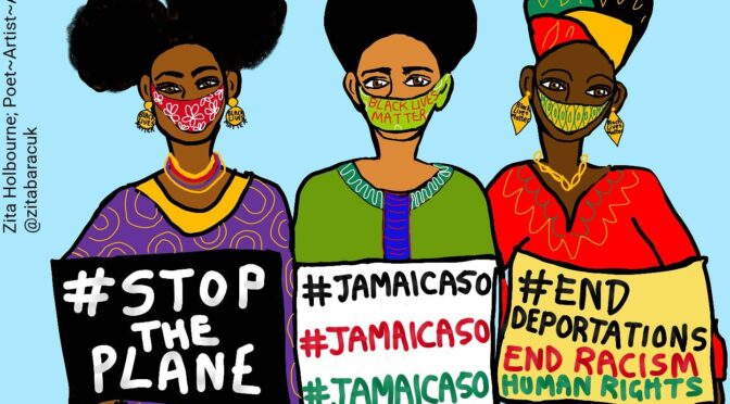 Jamaica50: stop this mass deportation flight! Tories are the real criminals