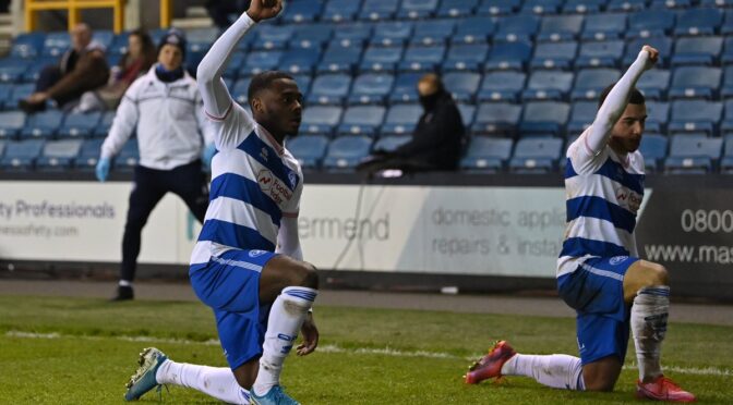 QPR players defy racists to take the knee after scoring against Millwall