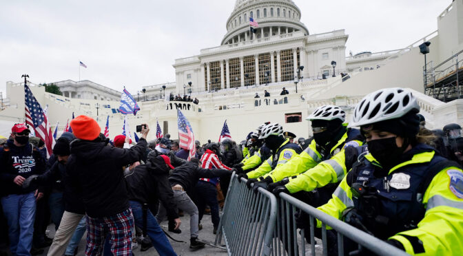 Trump coup attempt in motion as fascists storm Congress, police watch on